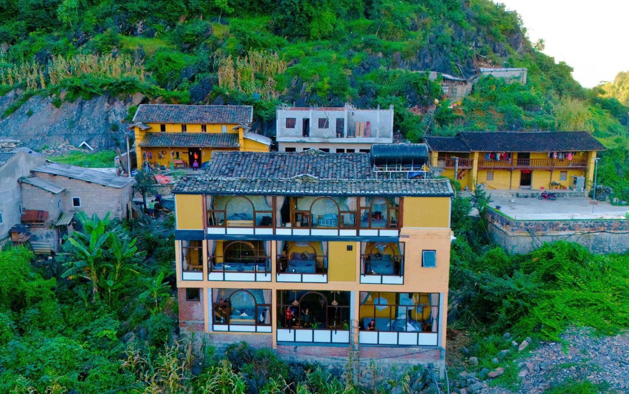 Khoi Homestay And Restaurant Loung Co Ngoại thất bức ảnh